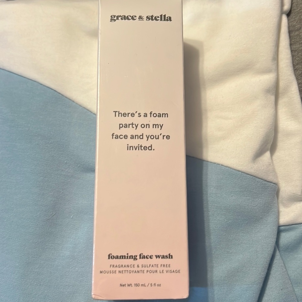 Grace and Stella foaming face wash. Brand new, still in packaging.